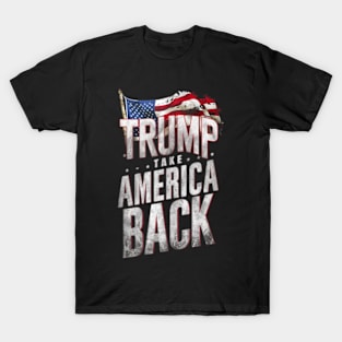 Take America Back Trump 2024 Flag 4Th Of July Patriotic Men Tank Top T-Shirt